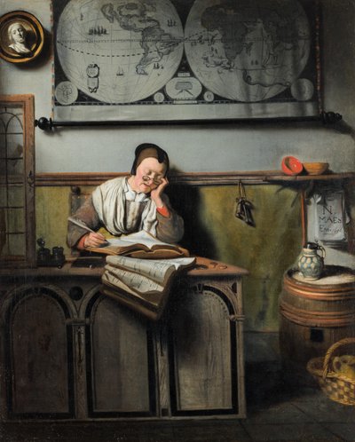 Tilinpitäjä tekijältä Nicolaes Maes