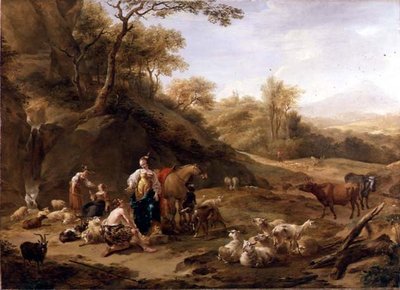 "Granida ja Daifilo" tekijältä Nicolaes Pietersz. Berchem