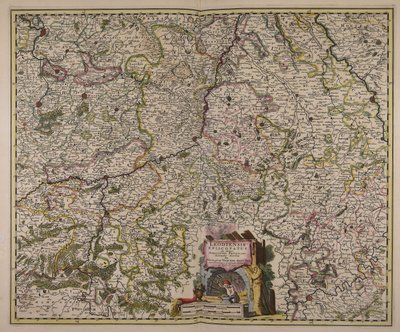 Leodiensis episcopatus in omnes subjacentes provincias distincté divisus tekijältä Nicolaes Visscher