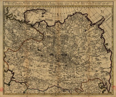 Die Tartarei, oder das Reich des Großen Khans tekijältä Nicolaes Witsen