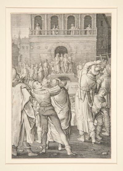 Kristus näytettiin ihmisille (Passion-sarja) tekijältä Nicolaes de Bruyn