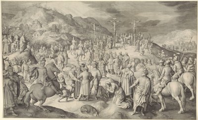 Kristus ristillä tekijältä Nicolaes de Bruyn