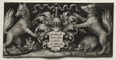 Vaakuna tekijältä Nicolaes de Bruyn