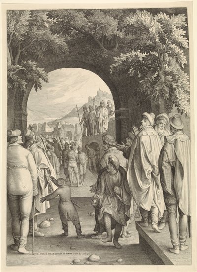 Ecce Homo Passion of Christ (sarjan nimi) tekijältä Nicolaes de Bruyn