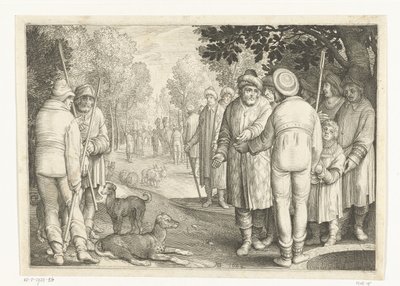 Josep és venut pels seus germans als comerciants del pou Story of Joseph (títol de la sèrie) acabat tekijältä Nicolaes de Bruyn