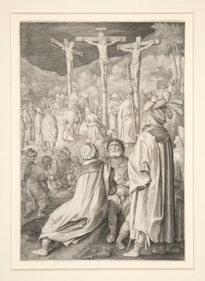 Ristiinnaulitseminen (Passion-sarja) tekijältä Nicolaes de Bruyn