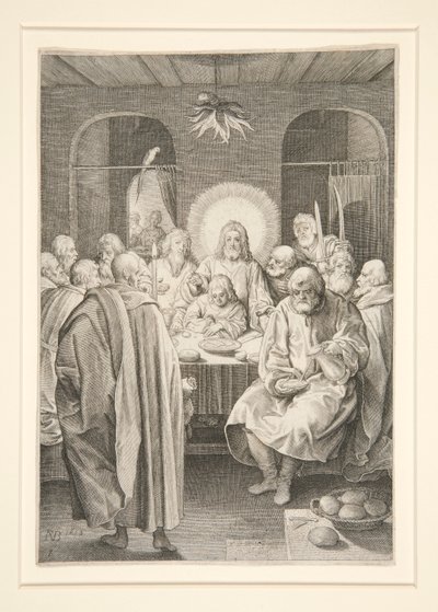 Viimeinen ehtoollinen (Passion-sarja) tekijältä Nicolaes de Bruyn