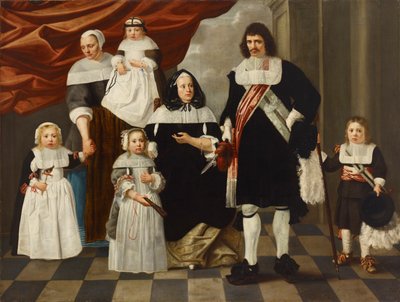 Perheen muotokuva. tekijältä Nicolaes de Helt Stockade