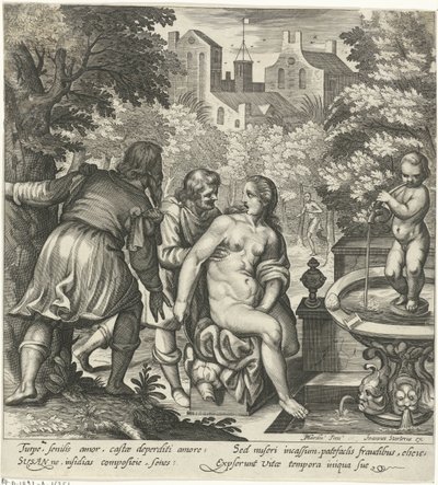 Susanna ja vanhimmat tekijältä Nicolaes van Geelkercken