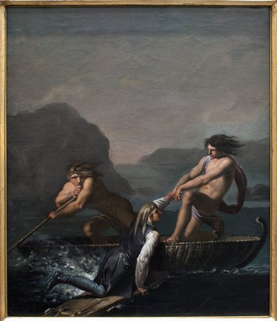 Haaksirikko Niels Klim pelasti kahdella Quamitella. Ote Niels Klimin The Underground Journeysta tekijältä Nicolai Abraham Abildgaard