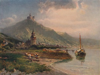 Braubach ja Marksburg, Braubach ja Marksburgin linna, 1923. tekijältä Nicolai Astudin