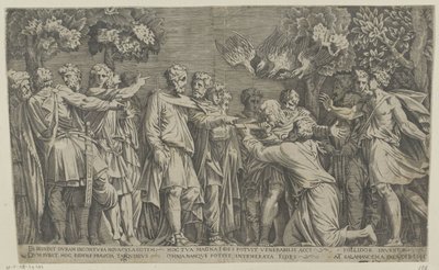 Muinainen ennuste tekijältä Nicolas Beatrizet (attributed to)