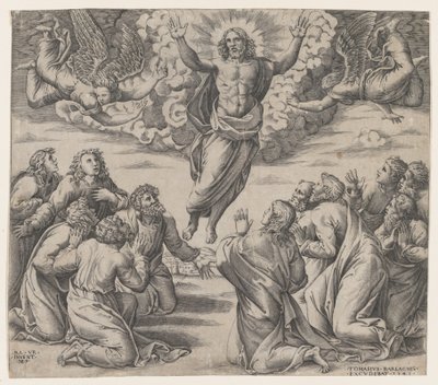 Kirkastus, Rafaelin jälkeen, 1541, 1541. tekijältä Nicolas Beatrizet