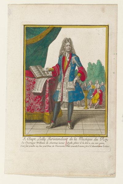 J. Baptiste Lully, Oberaufseher der Musik des Königs tekijältä Nicolas Bonnart