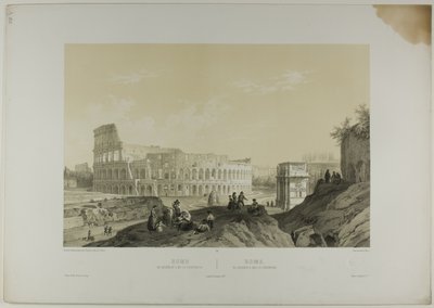 Rooma: Italie Monumentale et Pittoresque -julkaisun levy 38. tekijältä Nicolas Chapuy