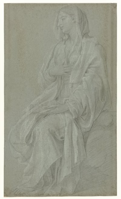 Istuva Madonna tekijältä Nicolas Colombel