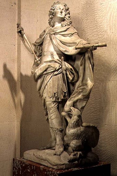 Ranskan Ludvig XV (1710-74) Jupiterina tekijältä Nicolas Coustou