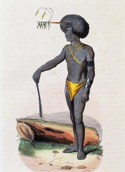 Papualaiset Porto Dorysta (Uusi-Guinea) tekijältä Nicolas Dally