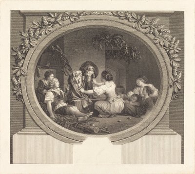 Koulutus on kaikki kaikessa tekijältä Nicolas Delaunay after Jean Honoré Fragonard
