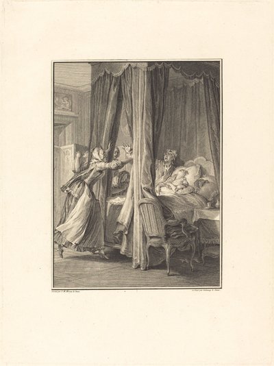Julien kuolema tekijältä Nicolas Delaunay after Jean Michel Moreau