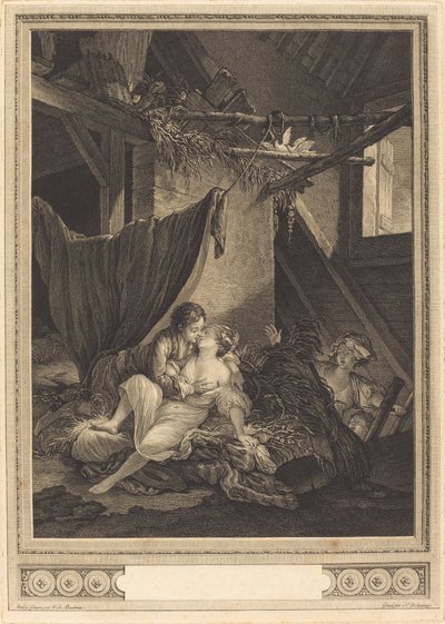 Myöhäinen hoito tekijältä Nicolas Delaunay after Pierre Antoine Baudouin