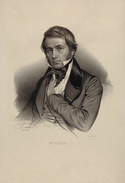 Filosofi Victor Cousinin muotokuva 1792-1867. tekijältä Nicolas Eustache Maurin