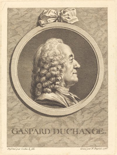 Gaspard Duchange tekijältä Nicolas Gabriel Dupuis after Charles Nicolas Cochin II