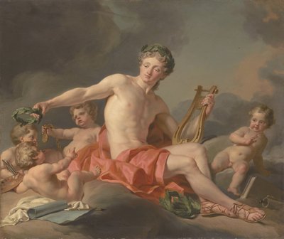 Apollo kruunaa taiteen tekijältä Nicolas Guy Brenet