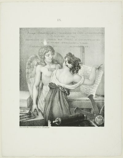 Litografian nero, Alois Senefelderin L