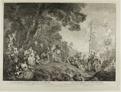 Pyhiinvaellus Cytheran saarelle tekijältä Nicolas Henri Tardieu