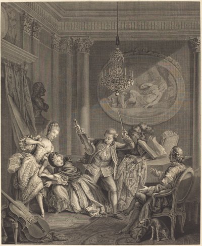 Tie onnen tekijältä Nicolas Joseph Voyez after Pierre Antoine Baudouin