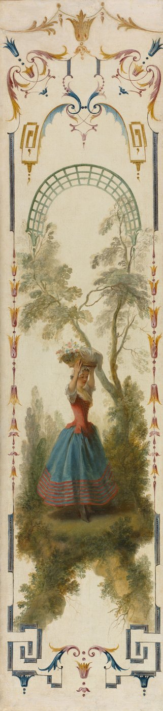 Puutarhaviljely, c. 1723-1727. tekijältä Nicolas Lancret