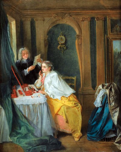 Madame Geoffrin (Marie Therese Rodet Geoffrin tekijältä Nicolas Lancret