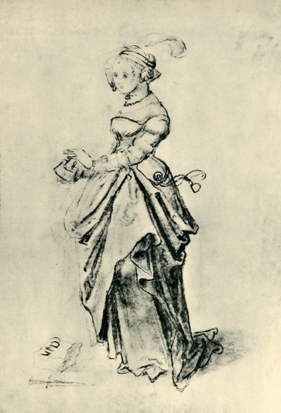 Nuori nainen, 1500-luvun alku, 1943. tekijältä Nicolas Manuel Deutsch