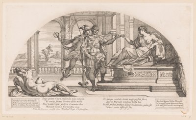 Odysseus Circen kanssa Tarinoita Odysseiasta (sarjan nimi) tekijältä Nicolas Mignard