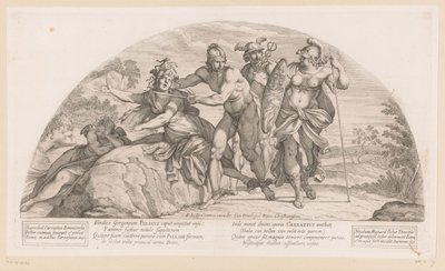 Perseus mestaa Medusan pään Tarinoita Odysseiasta (sarjan nimi) tekijältä Nicolas Mignard