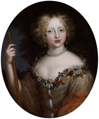 Muotokuva Helena Tekla Lubomirska, o.s. Ossolińska, Flora. tekijältä Nicolas Mignard