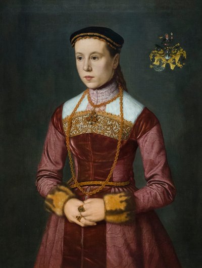 Susanna Stefan, Wolfgang Furterin vaimo, 1560-luvun alku (öljy kankaalle). tekijältä Nicolas Neufchatel