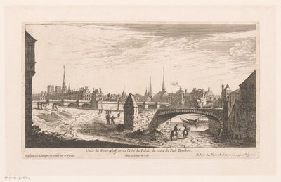 Gezicht op de Pont Neuf Näkymä Pont Neufille ja Isle du Palais