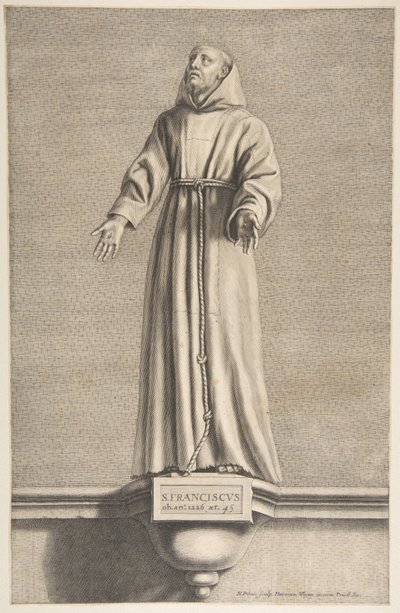 St. Francis.n.d. tekijältä Nicolas Pitau