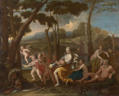 Armida sieppaa nukkuvan Rinaldon tekijältä Nicolas Poussin