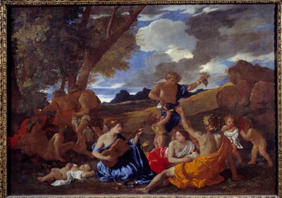 Bacchanale kitaristille tai Nicolas Poussinin loistava Bacchanale-maalaus tekijältä Nicolas Poussin