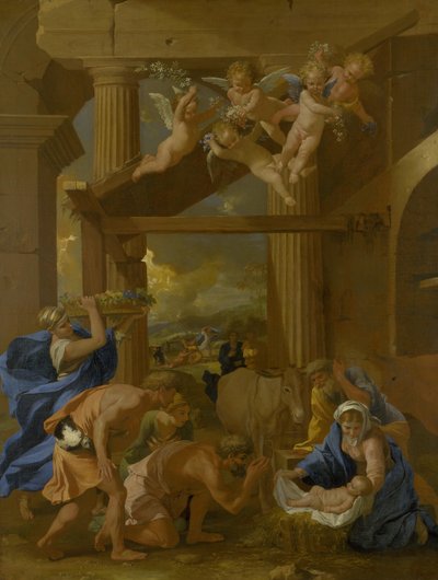 Paimenten palvonta tekijältä Nicolas Poussin