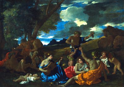 Le Grand Bacchanal, 1627-1628 tekijältä Nicolas Poussin