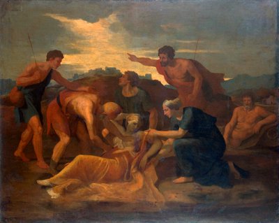 Kuningatar Zenobia, 1640-luku. tekijältä Nicolas Poussin