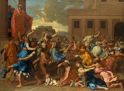 Raub der Sabinerinnen tekijältä Nicolas Poussin