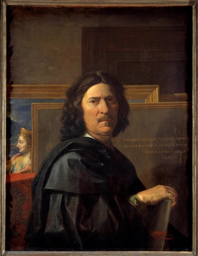 Omakuva 56-vuotiaana Nicolas Poussinin maalaus tekijältä Nicolas Poussin