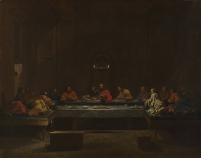 Seitsemän sakramenttia: Eukaristia, noin 1637-1640 tekijältä Nicolas Poussin