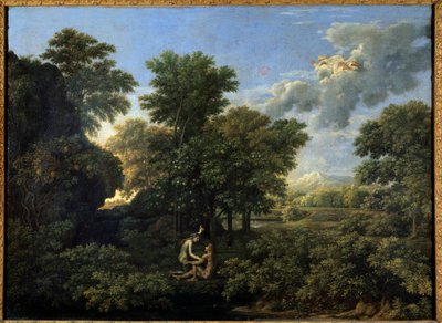Kevät tai maan paratiisi. Nicolas Poussinin maalaus tekijältä Nicolas Poussin