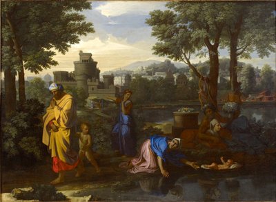 Mooseksen näyttely, 1654 tekijältä Nicolas Poussin
